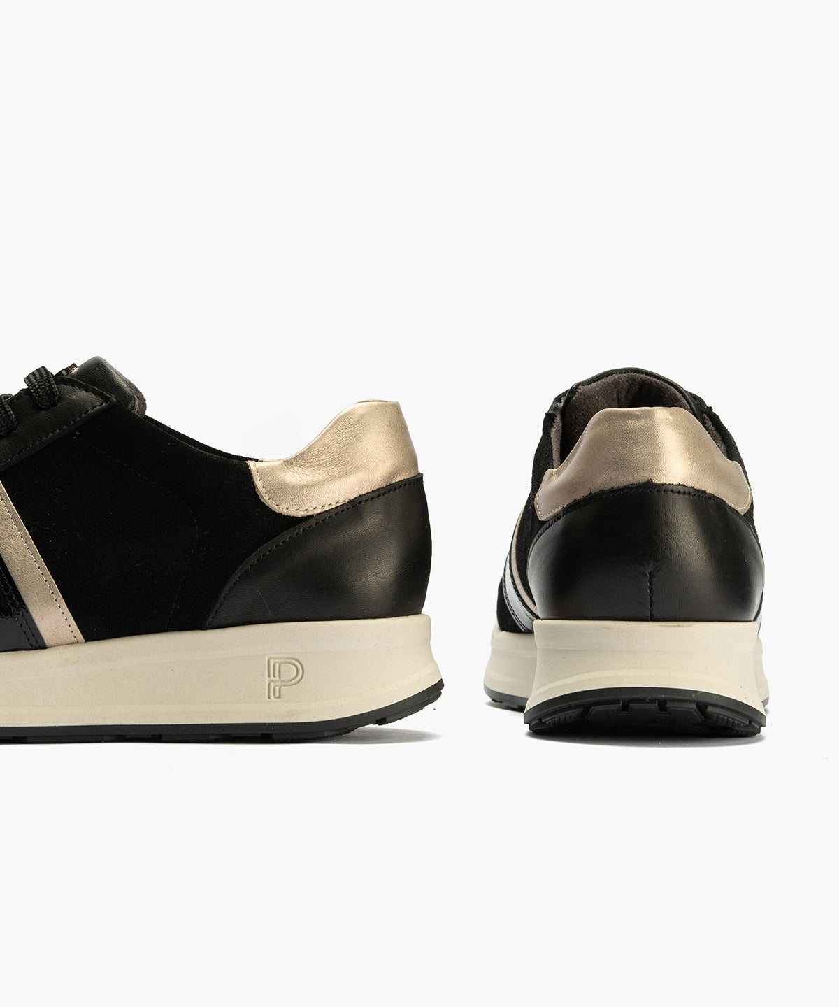 Deportivo Combinado con Serraje de mujer color negro