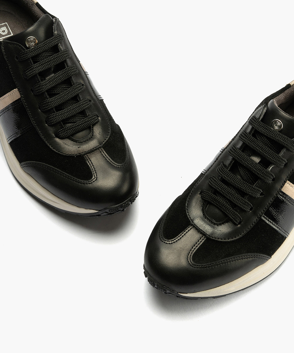 Deportivo Combinado con Serraje de mujer color negro