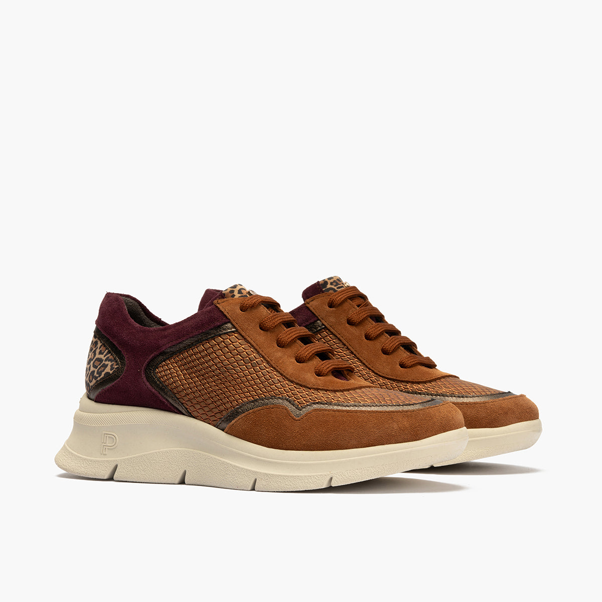 Deportivo Combinado Multi de mujer color cuero
