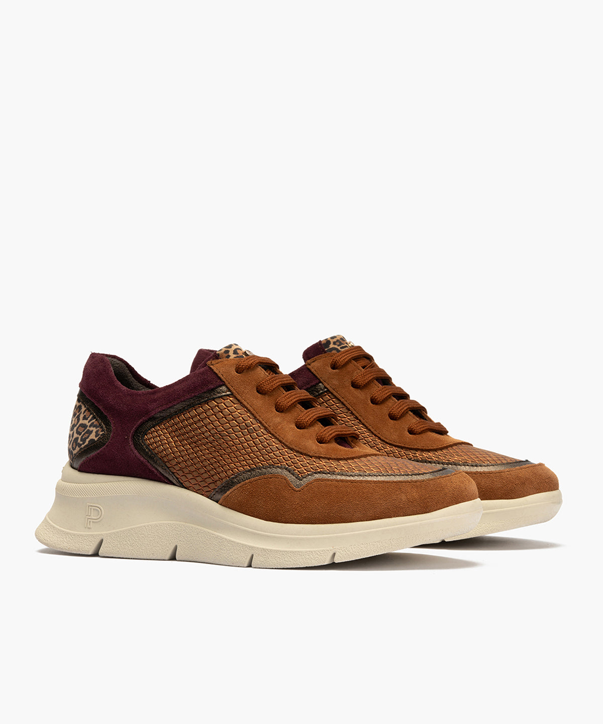 Deportivo Combinado Multi de mujer color cuero