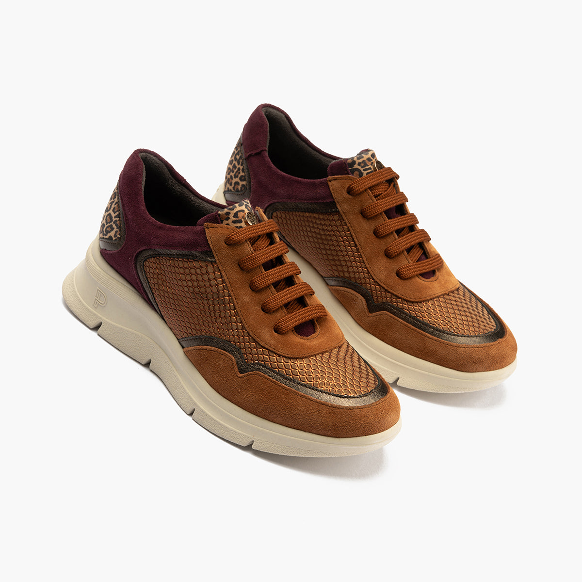 Deportivo Combinado Multi de mujer color cuero