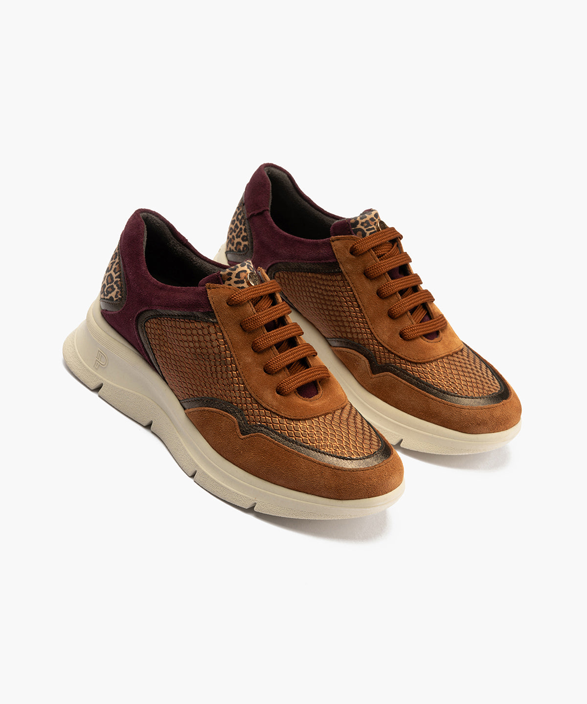 Deportivo Combinado Multi de mujer color cuero