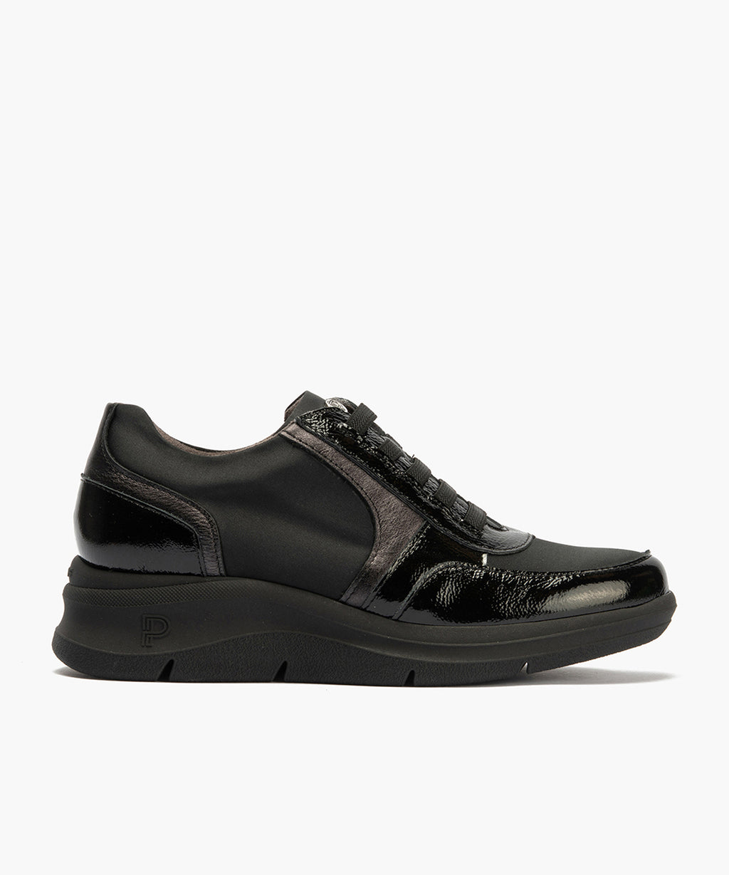 Deportivo con Nylon de mujer color negro