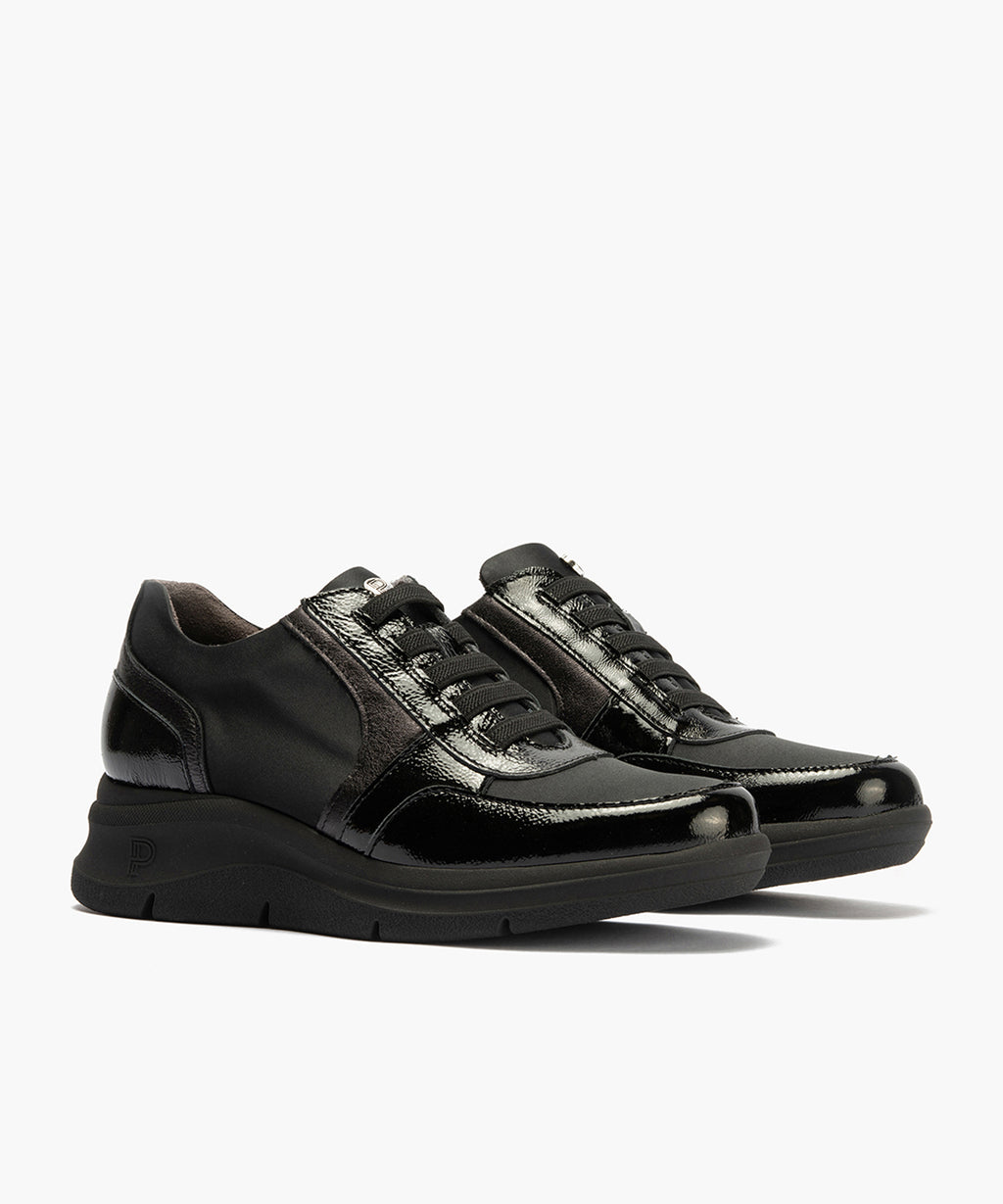 Deportivo con Nylon de mujer color negro