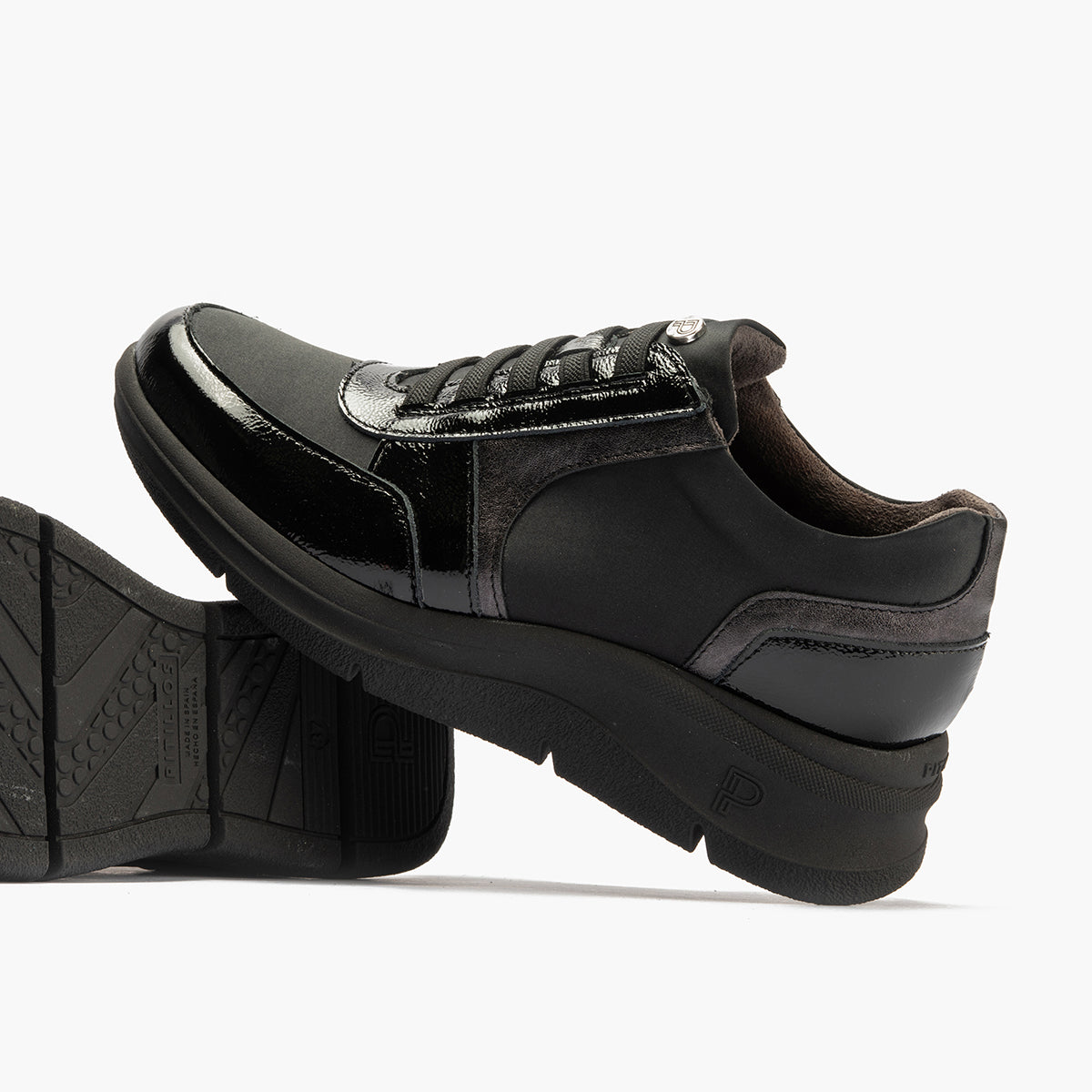 Deportivo con Nylon de mujer color negro