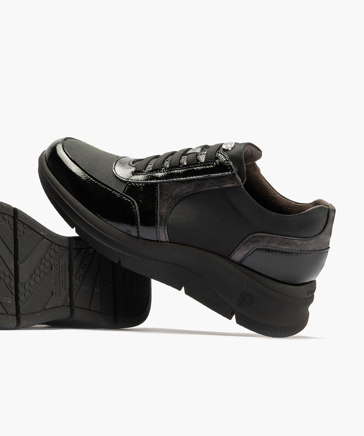 Deportivo con Nylon de mujer color negro