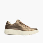 Basket en Laminado con cordones de mujer color bronce