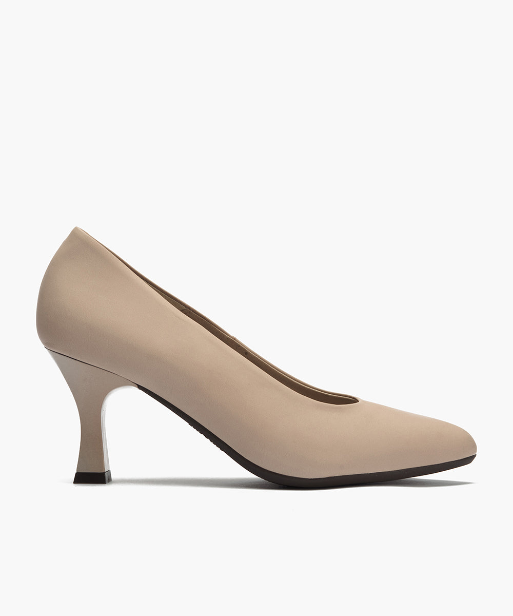 Zapato de Salón Tacón Alto Piel Piedra