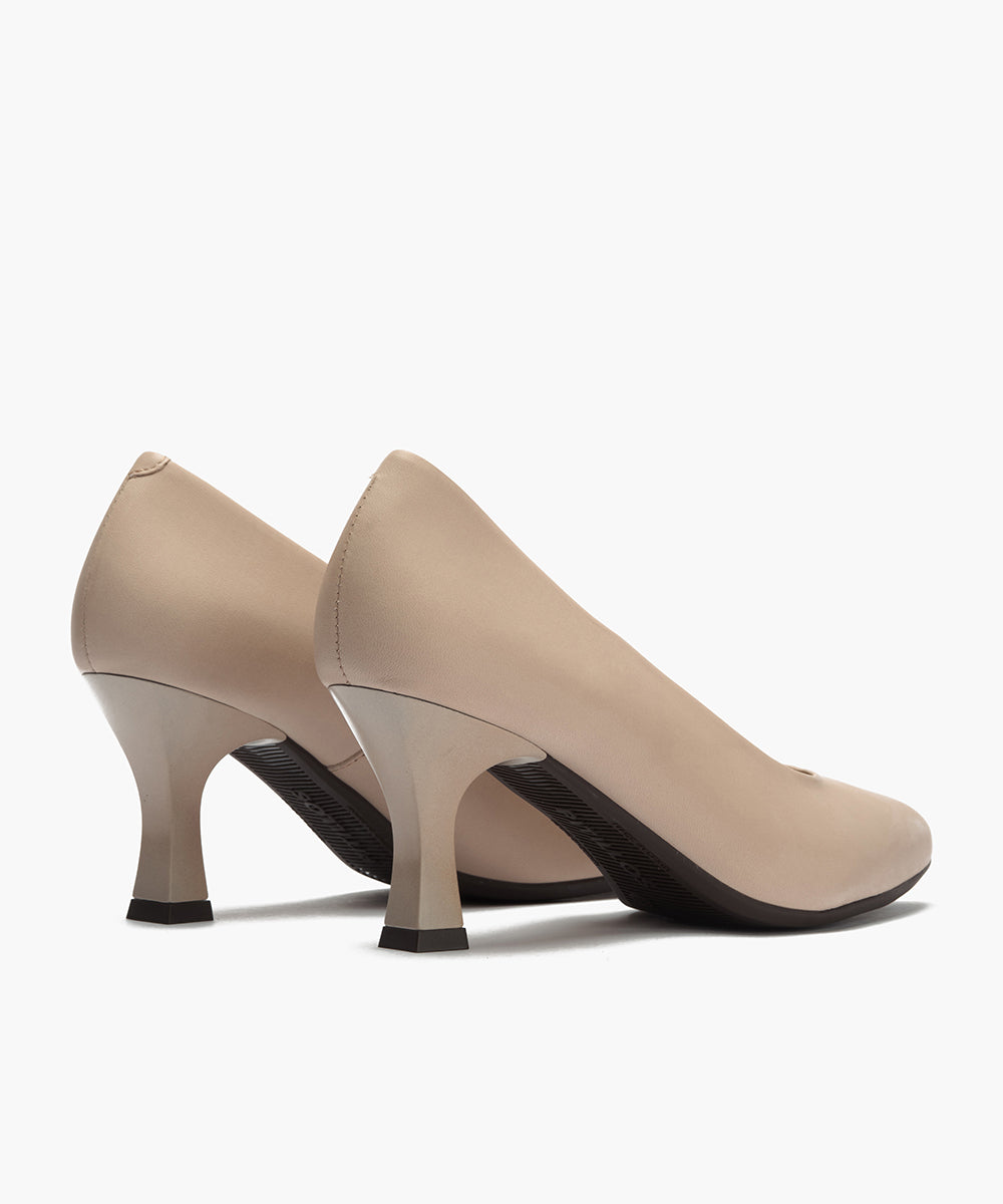 Zapato de Salón Tacón Alto Piel Piedra