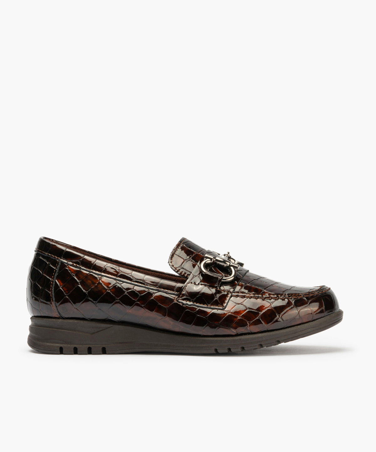 Mocasín en Coco con adorno de mujer color marron