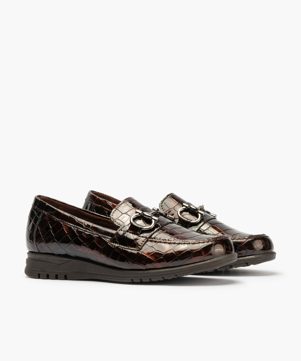 Mocasín en Coco con adorno de mujer color marron
