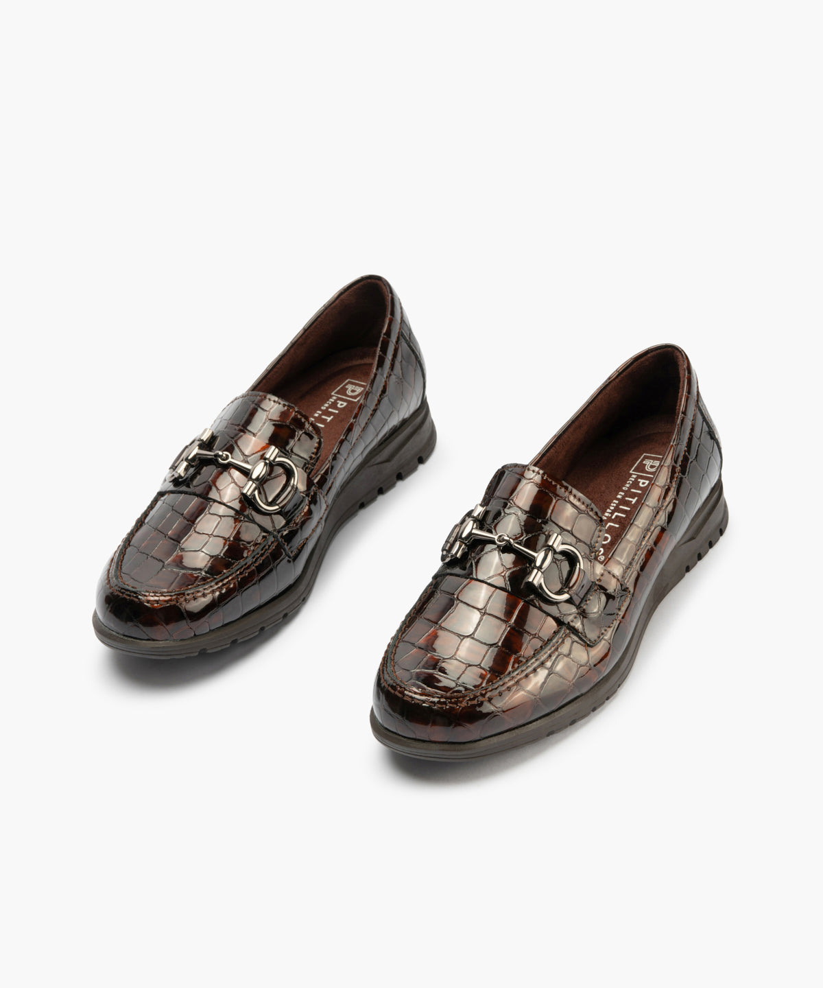 Mocasín en Coco con adorno de mujer color marron