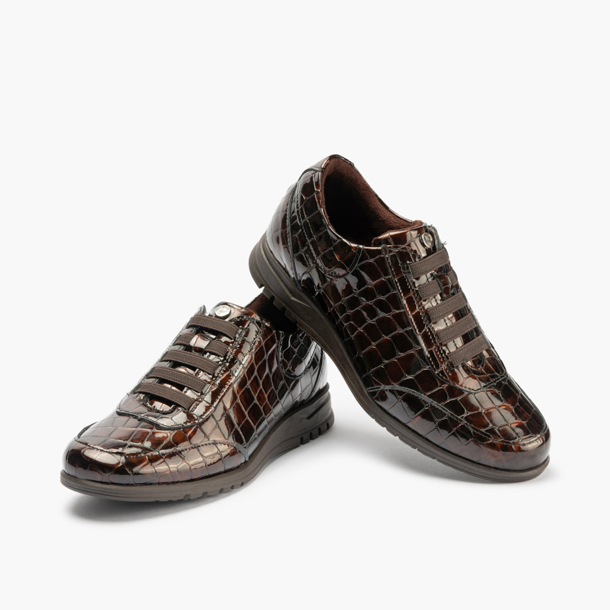 Deportivo de Elásticos en Coco de mujer color marron
