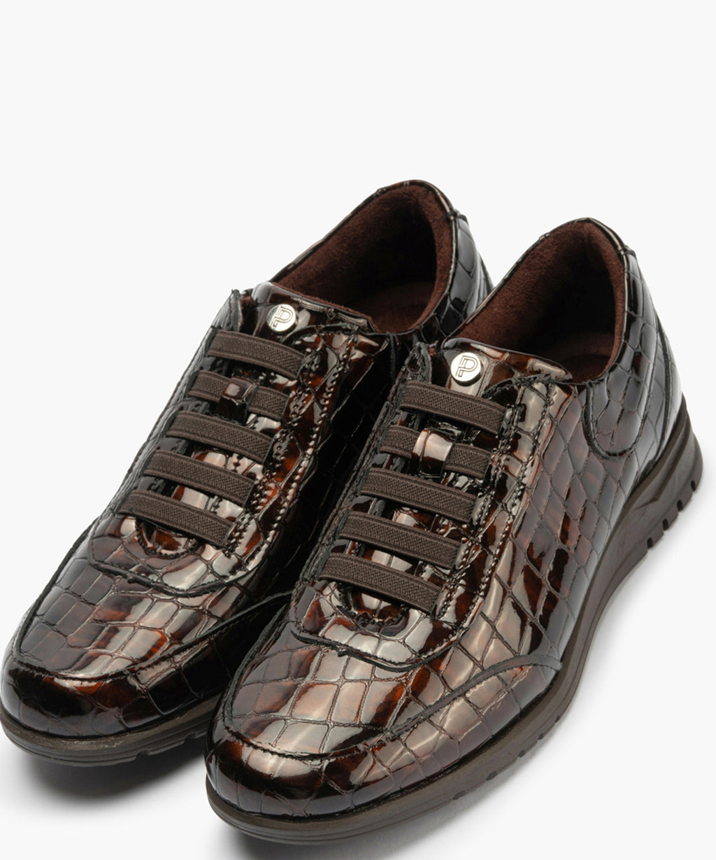 Deportivo de Elásticos en Coco de mujer color marron