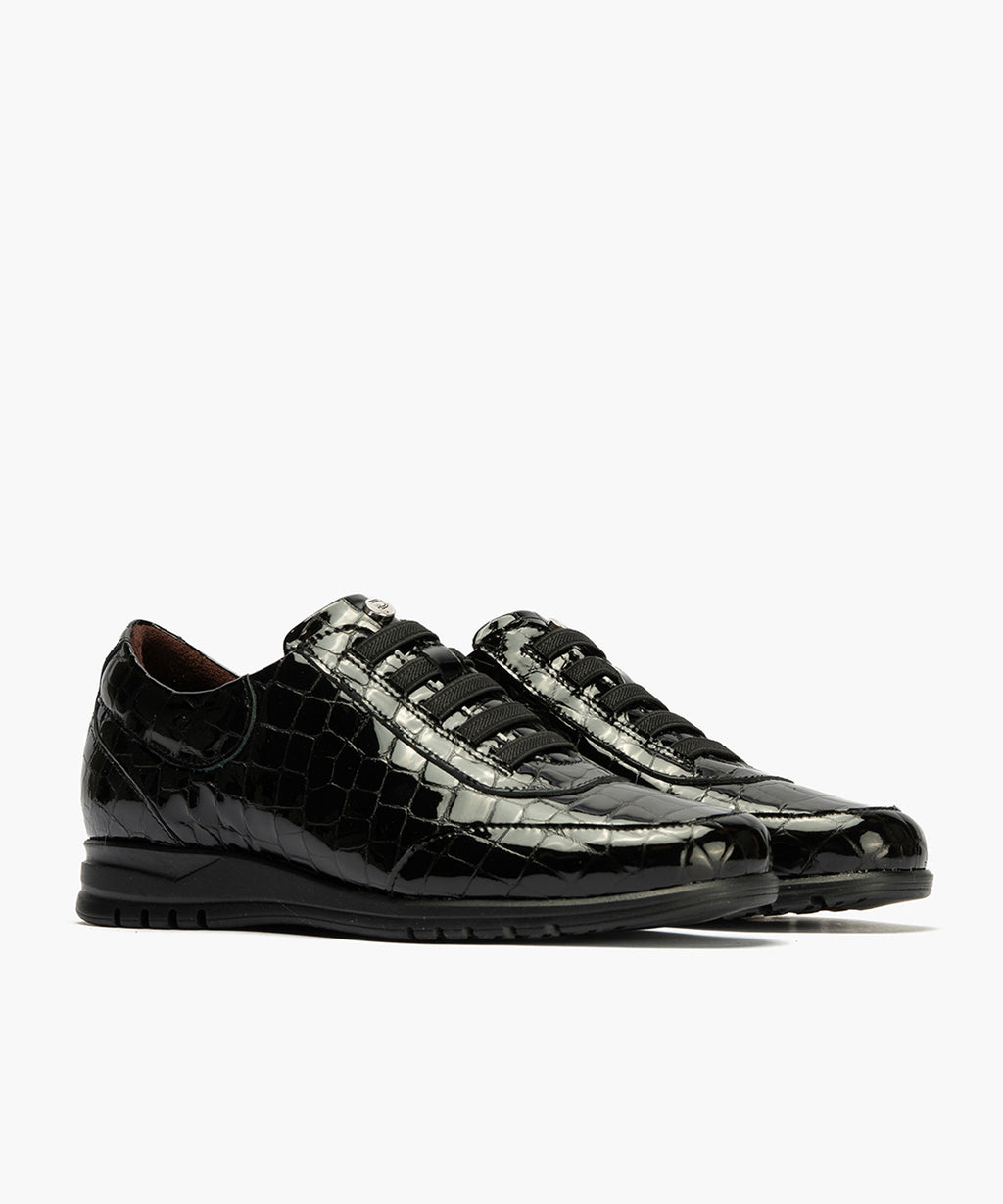 Deportivo de Elásticos en Coco de mujer color negro