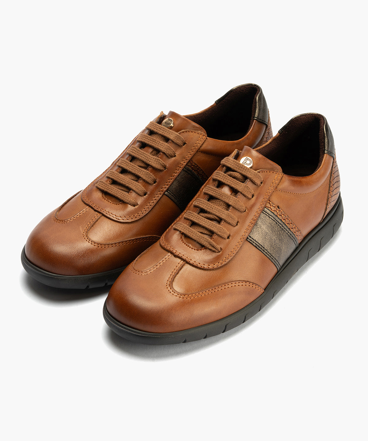 Deportivo de Cordonera de mujer color cuero