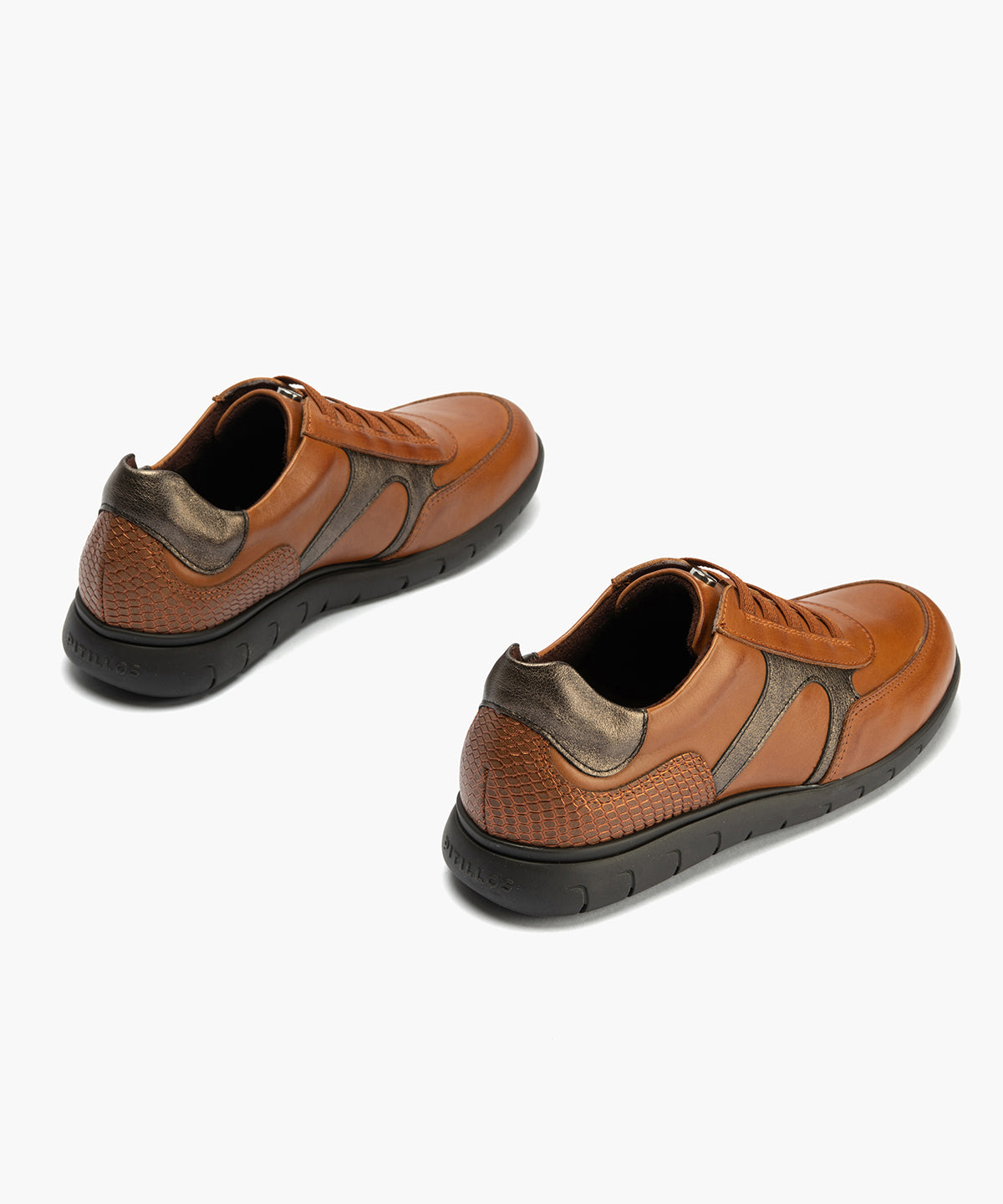Deportivo de Elásticos de mujer color cuero