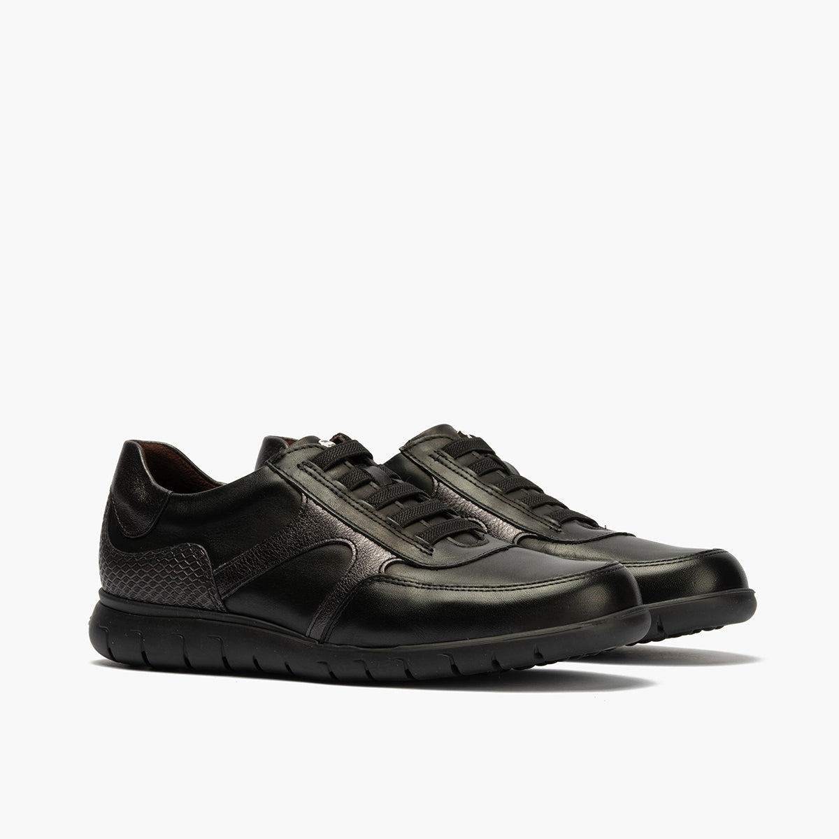 Deportivo de Elásticos de mujer color negro