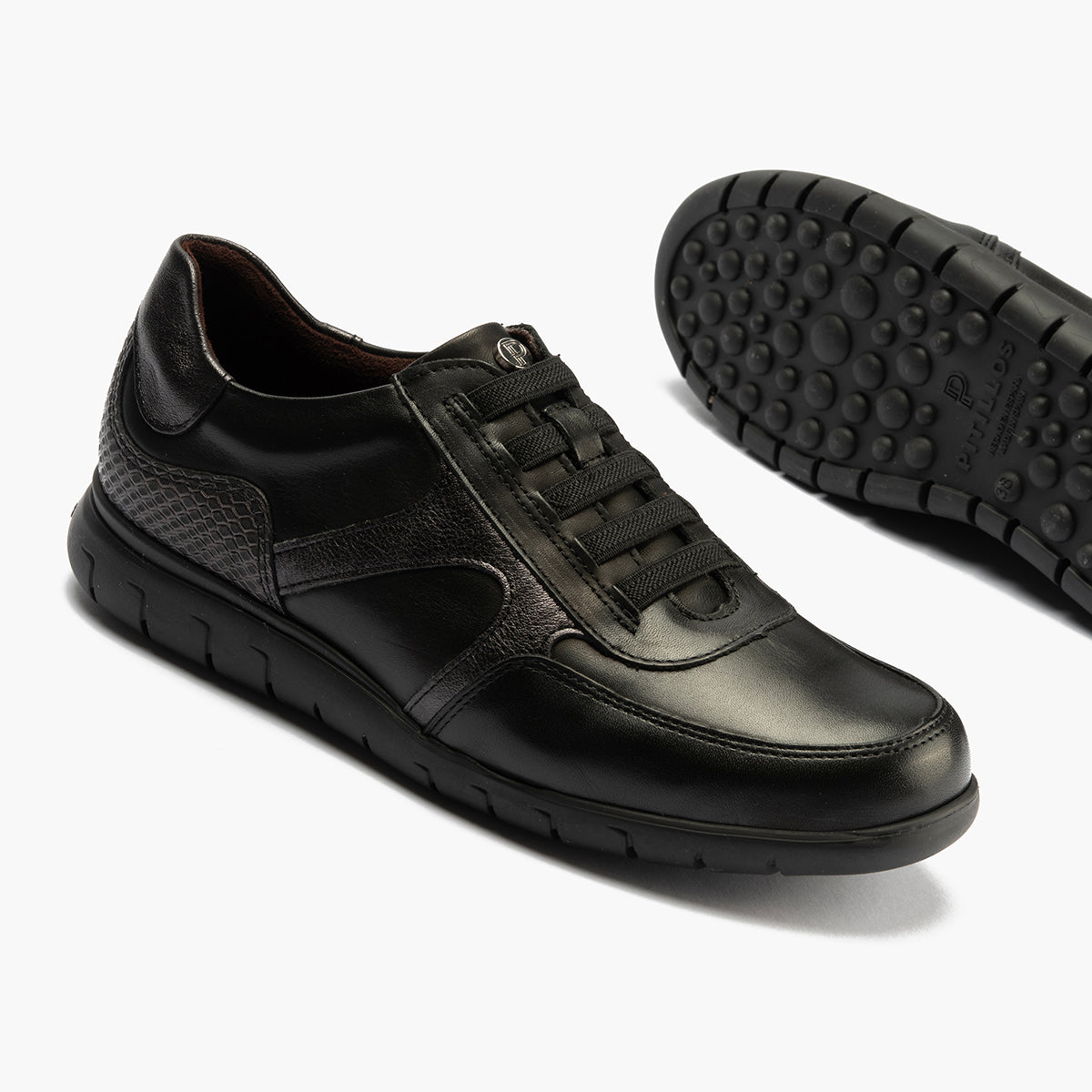 Deportivo de Elásticos de mujer color negro