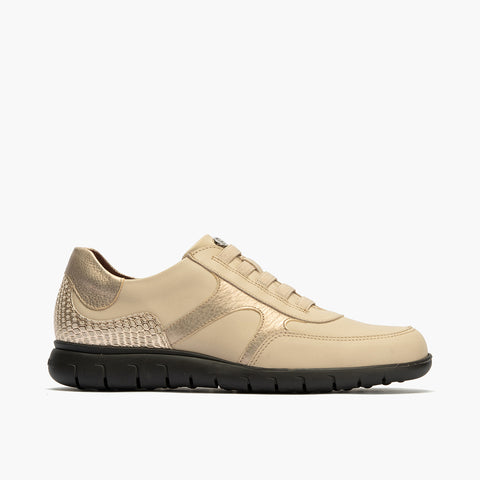 Deportivo de Elásticos de mujer color piedra