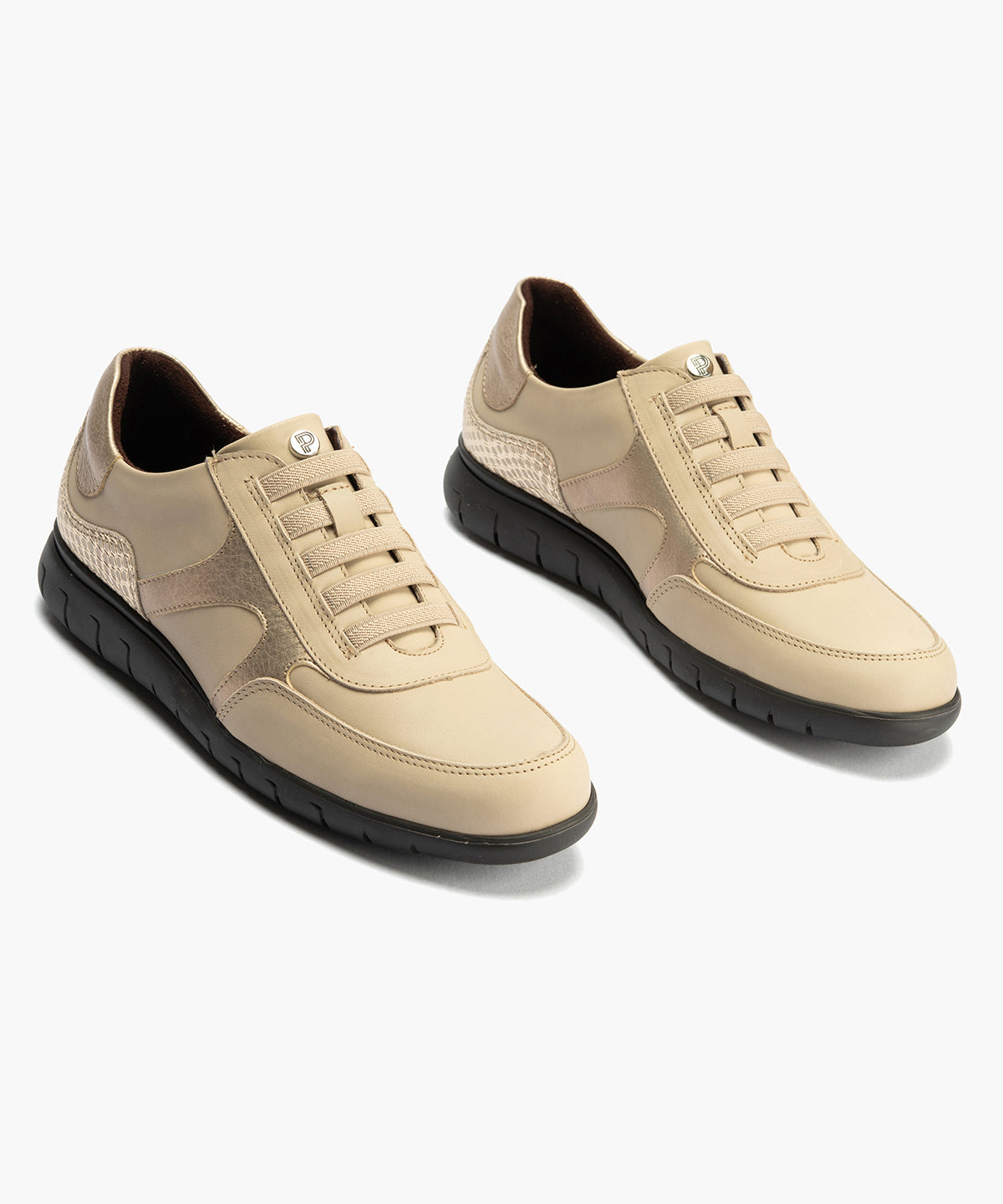 Deportivo de Elásticos de mujer color piedra