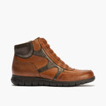 Botín con Elásticos de mujer color cuero