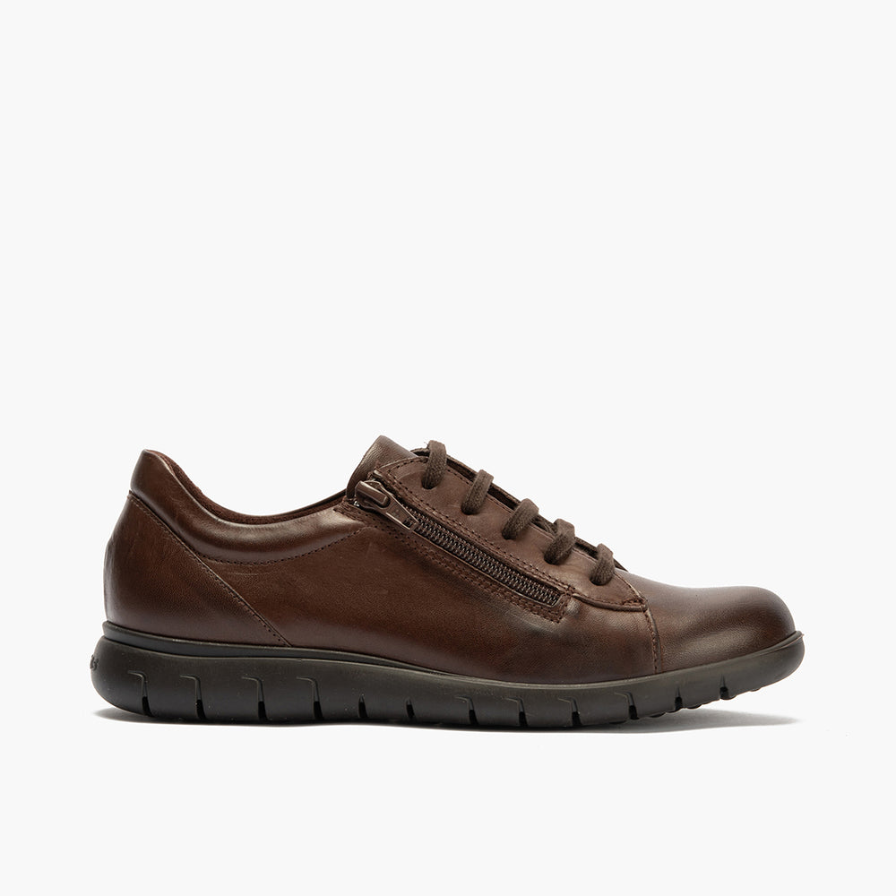 Deportivo con Cremallera de mujer color marron
