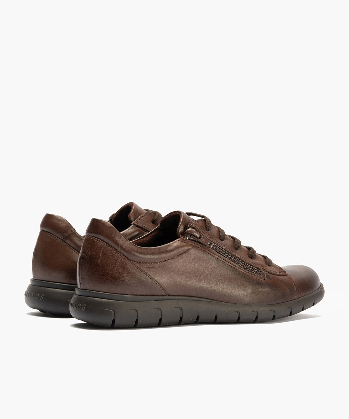 Deportivo con Cremallera de mujer color marron