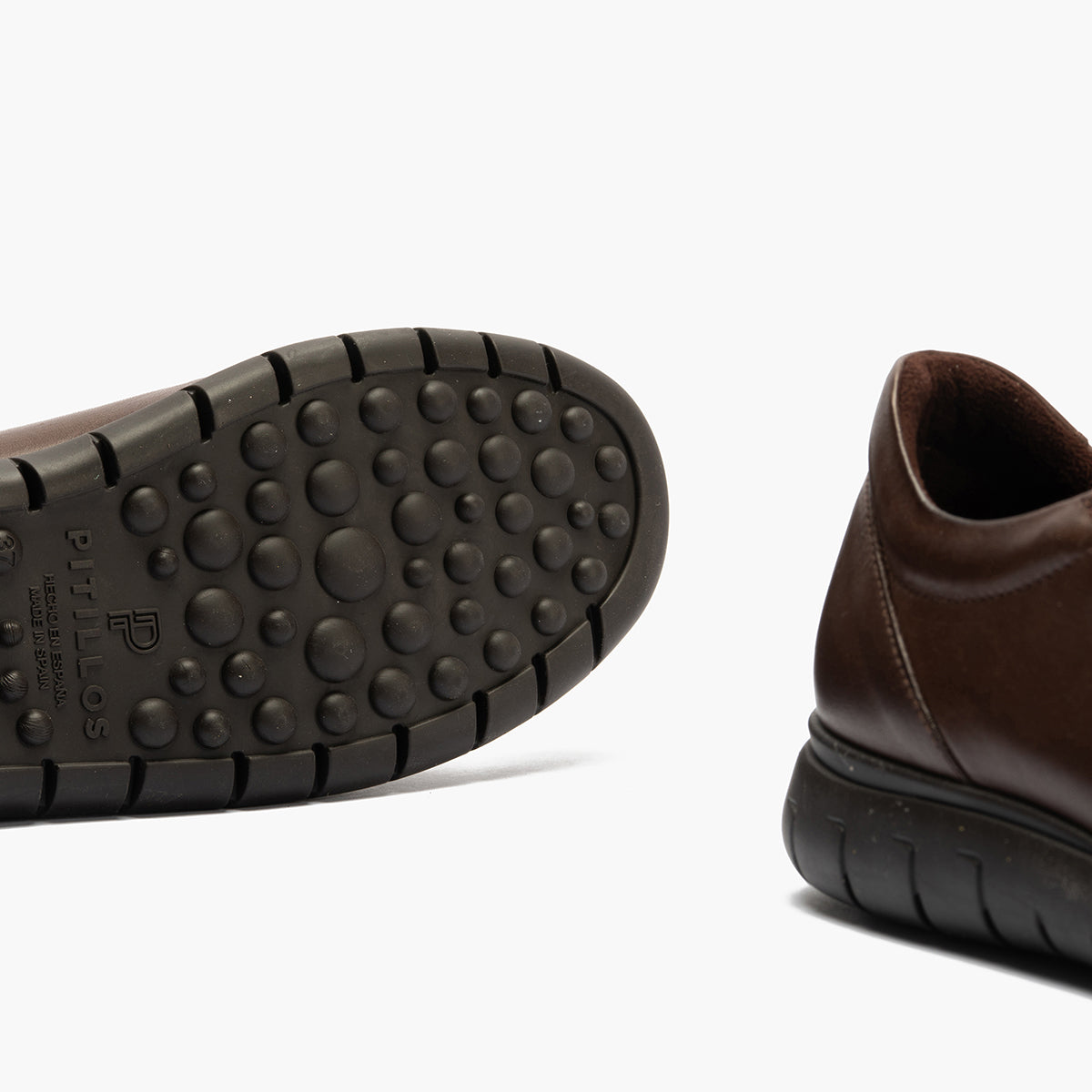 Deportivo con Cremallera de mujer color marron