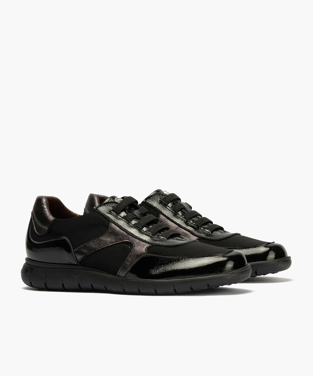 Deportivo con Nylon de mujer color negro
