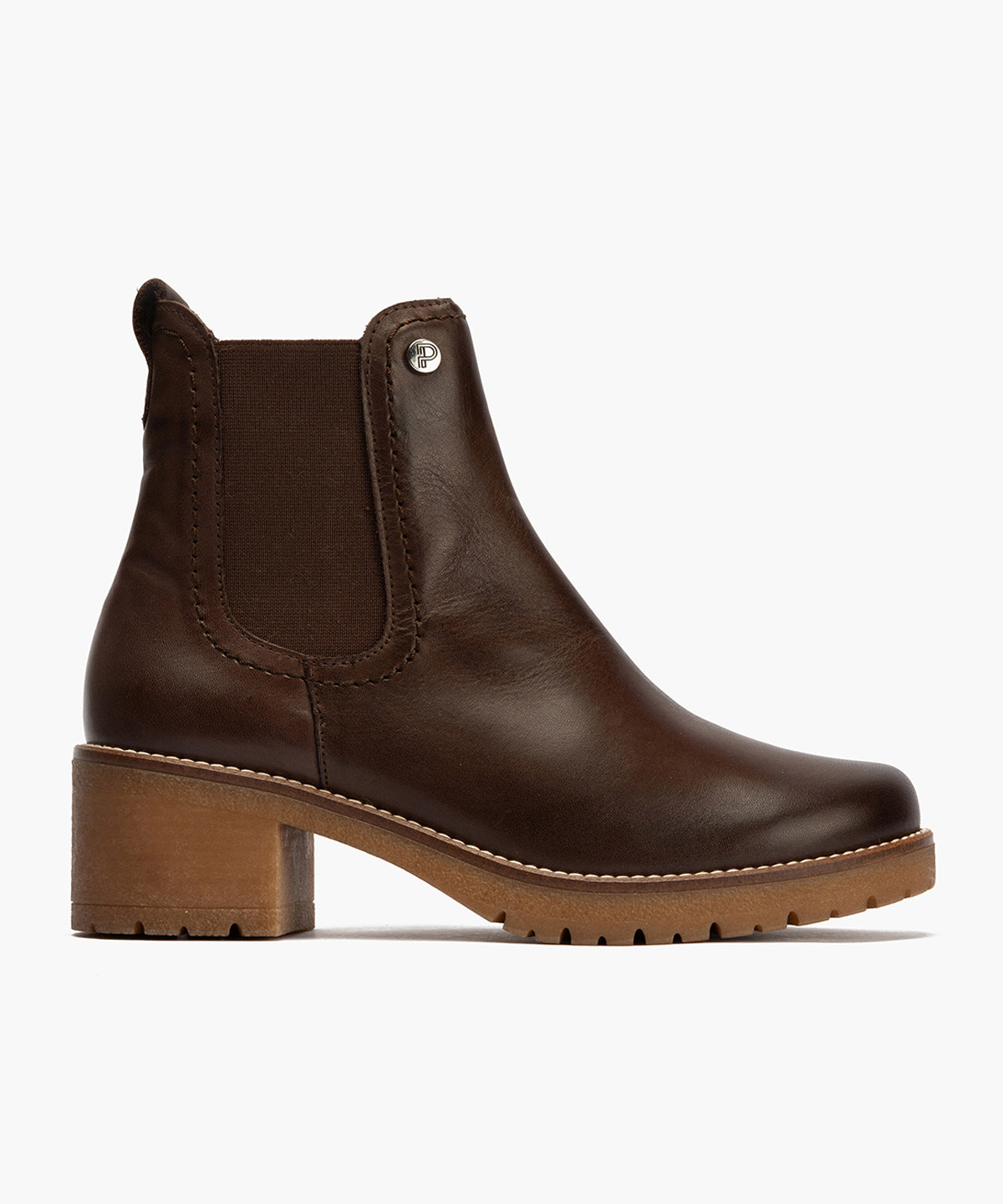 Botín Chelsey en Napa de mujer color marron