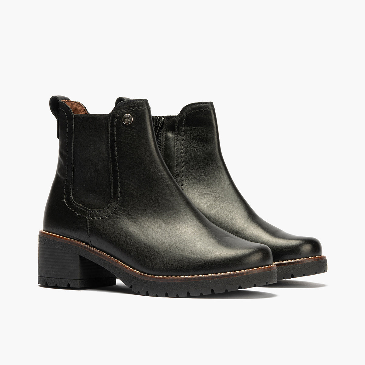 Botín Chelsey en Napa de mujer color negro