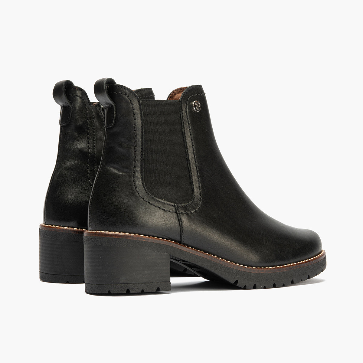 Botín Chelsey en Napa de mujer color negro