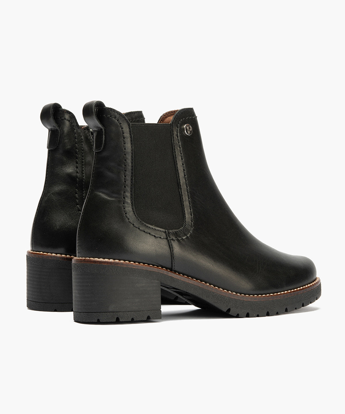 Botín Chelsey en Napa de mujer color negro