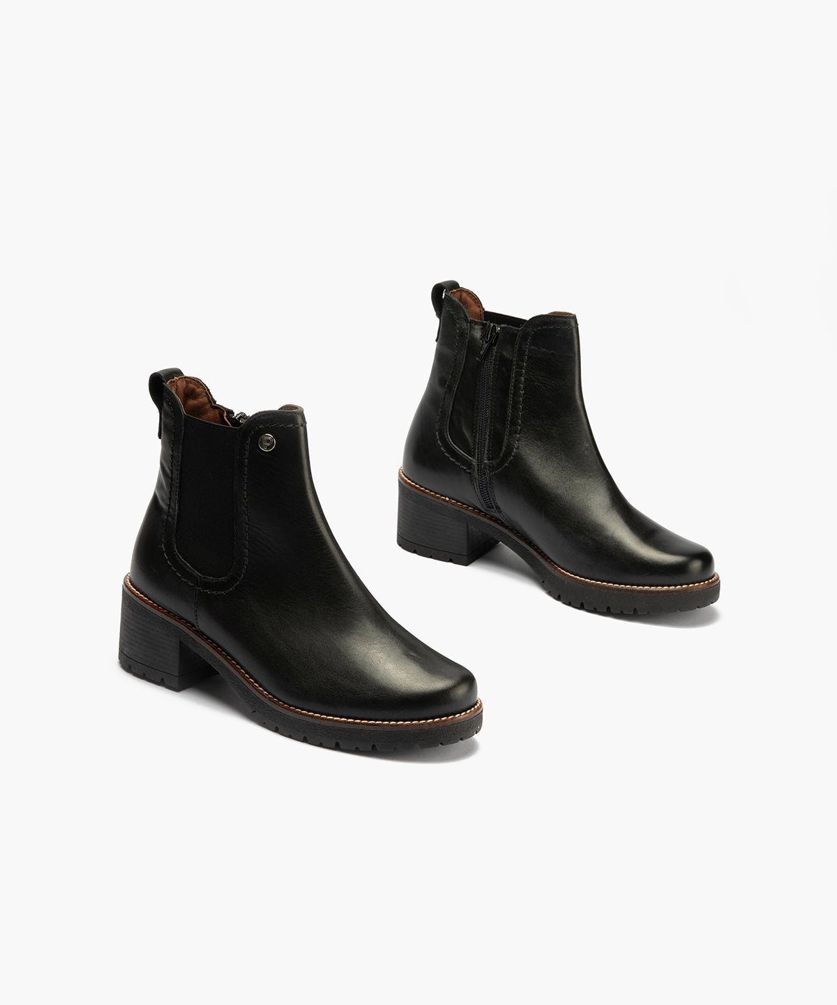 Botín Chelsey en Napa de mujer color negro