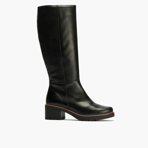 Bota Alta en Napa de mujer color negro