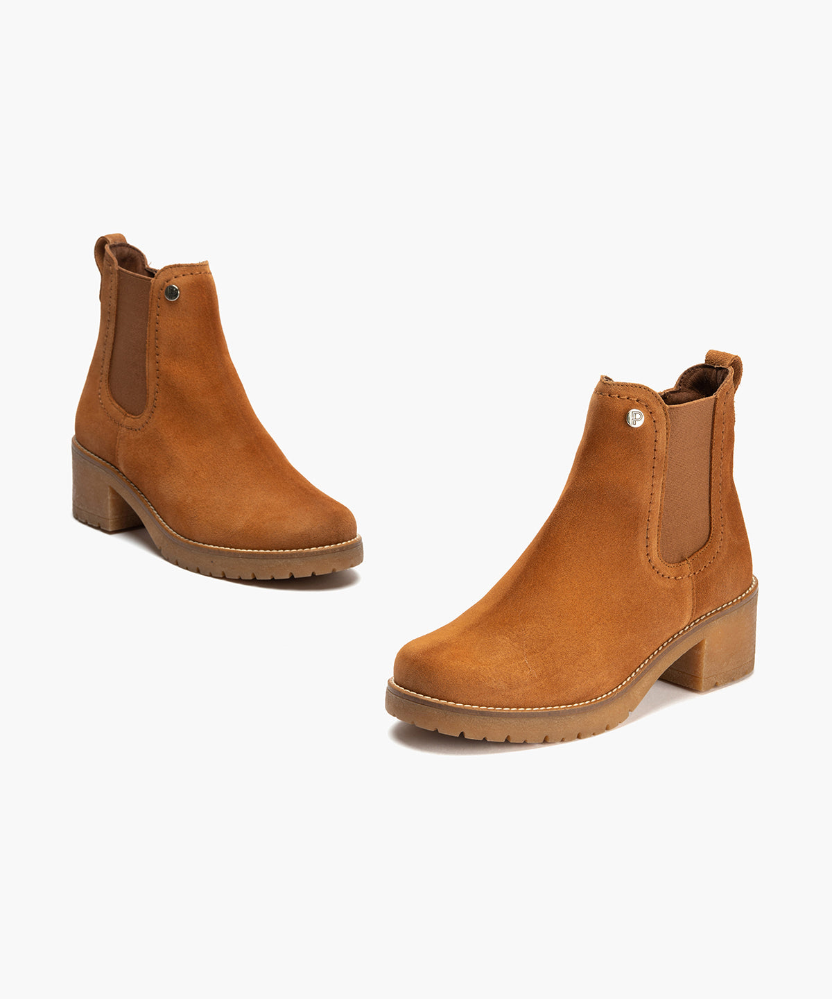 Botín Chelsey en Serraje de mujer color cuero