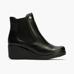 Botín Chelsey en Napa con elásticos de mujer color negro