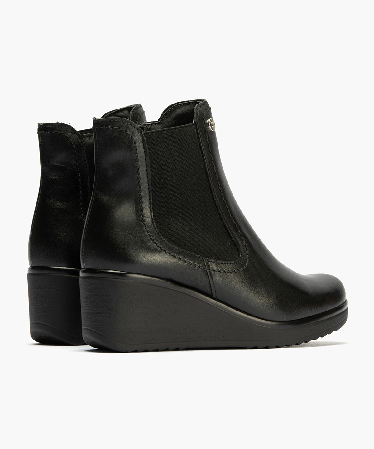 Botín Chelsey en Napa con elásticos de mujer color negro