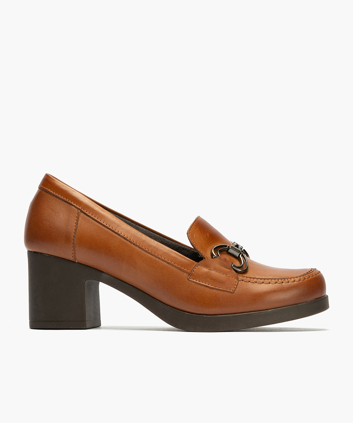 Mocasín en Napa de mujer color cuero