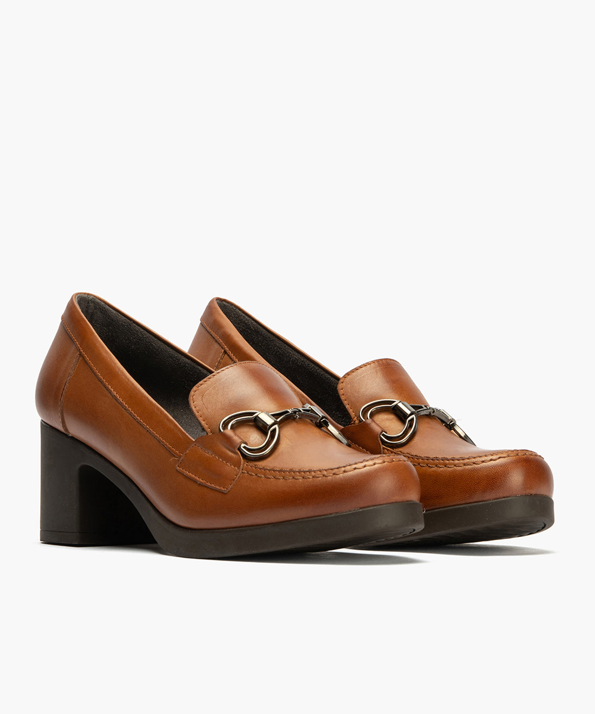 Mocasín en Napa de mujer color cuero
