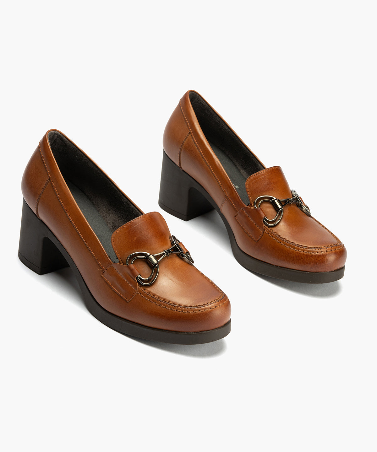 Mocasín en Napa de mujer color cuero