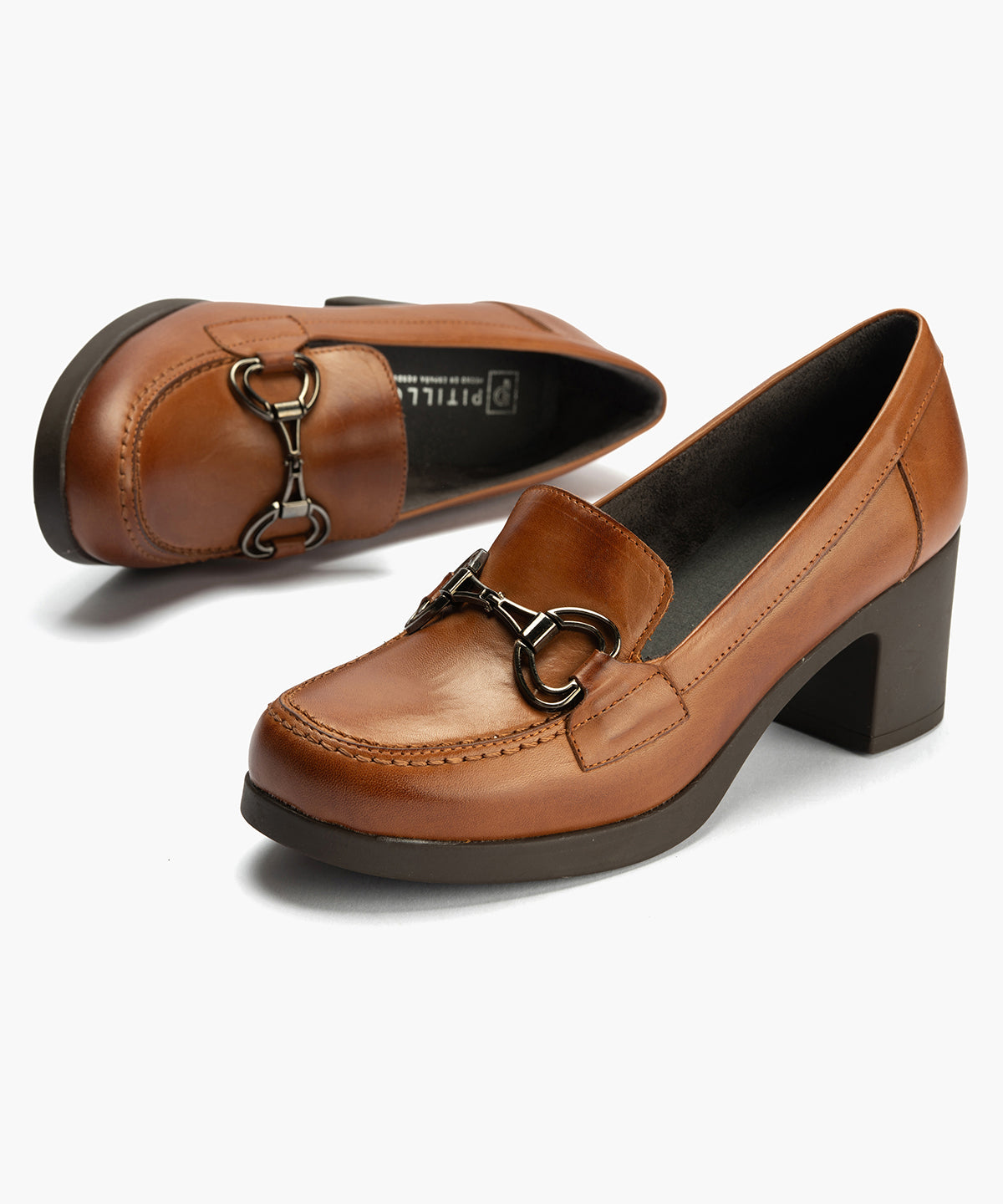 Mocasín en Napa de mujer color cuero