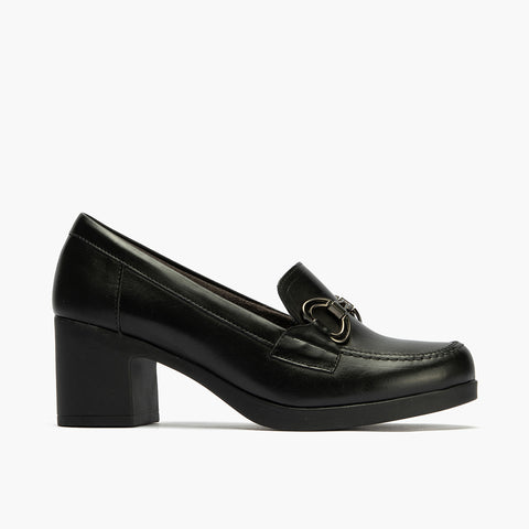 Mocasín en Napa de mujer color negro