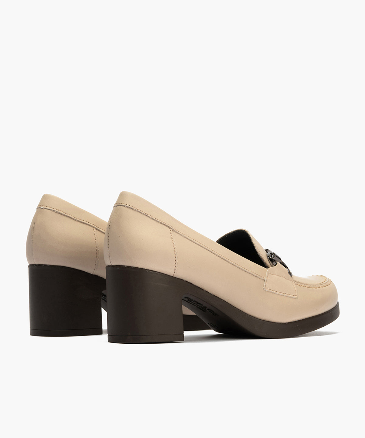 Mocasín en Napa de mujer color piedra
