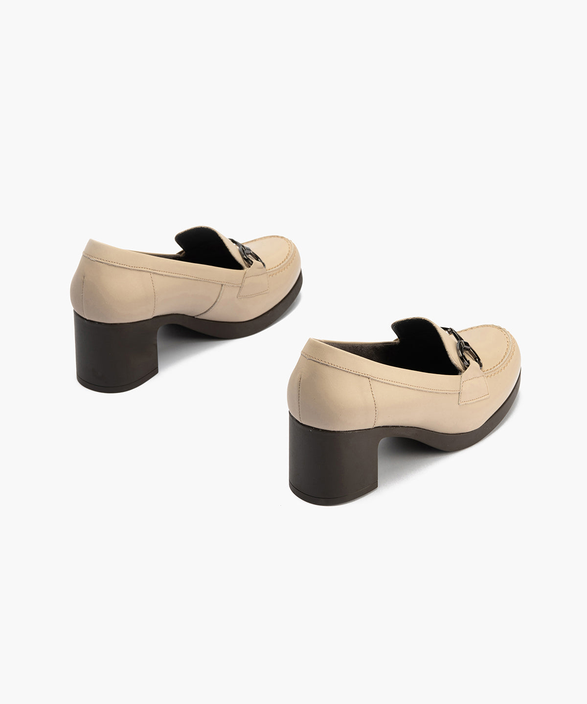 Mocasín en Napa de mujer color piedra