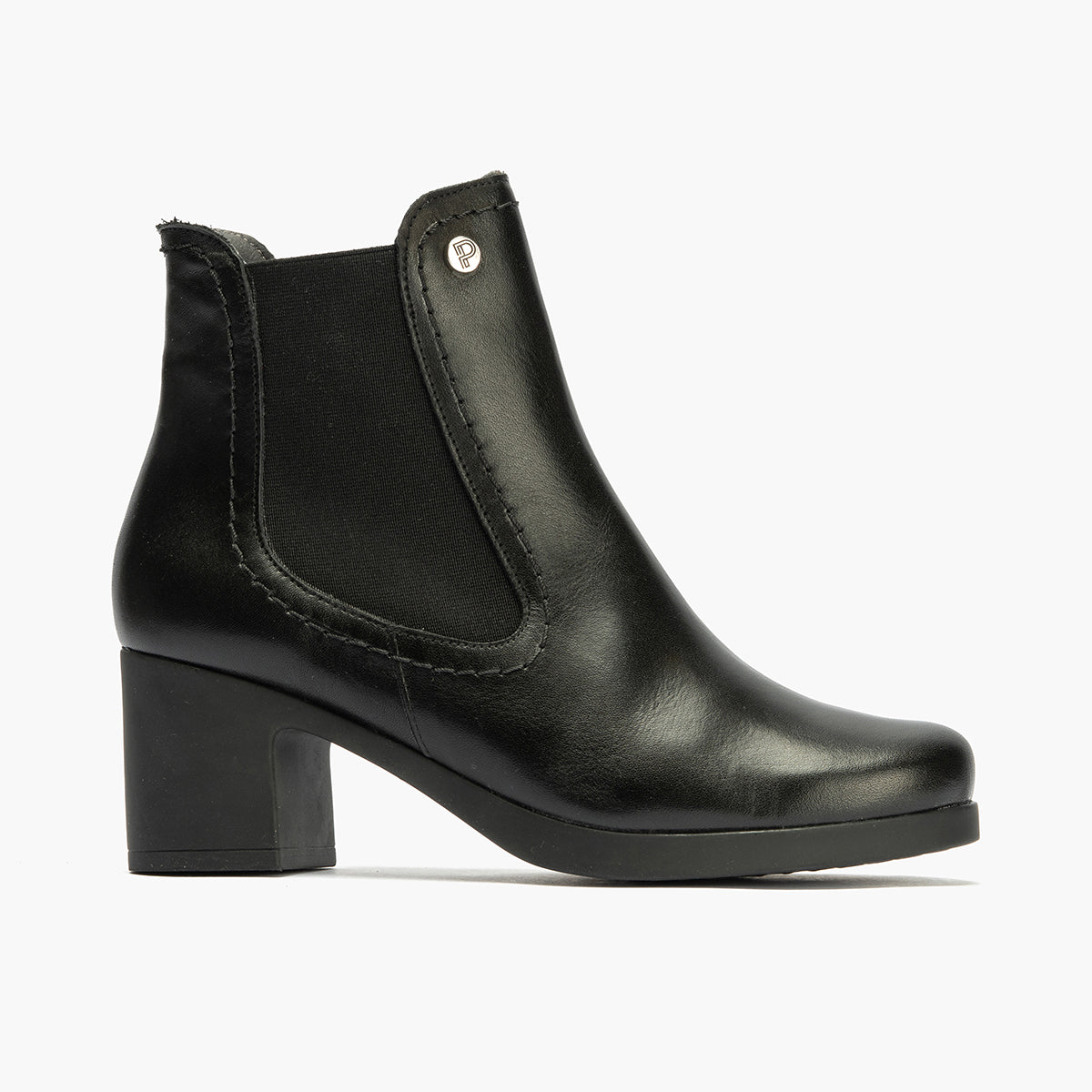 Botín Chelsey en Napa con elásticos de mujer color negro