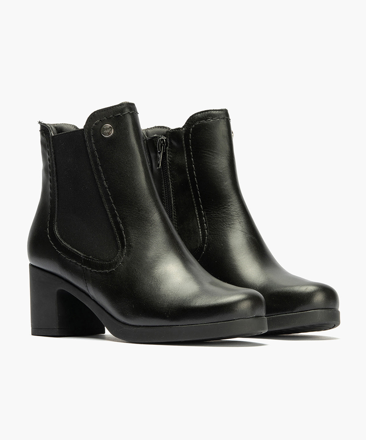 Botín Chelsey en Napa con elásticos de mujer color negro