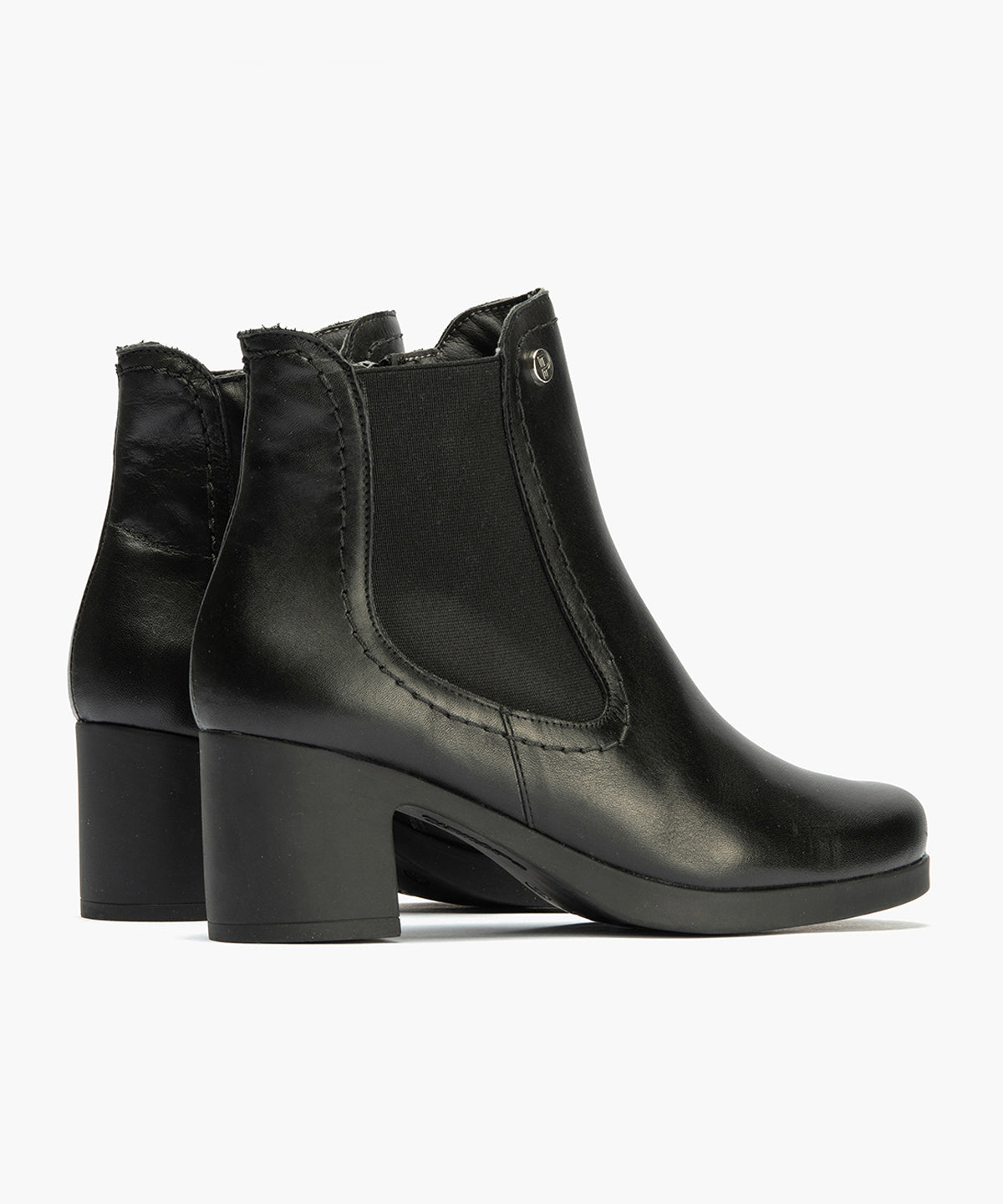 Botín Chelsey en Napa con elásticos de mujer color negro