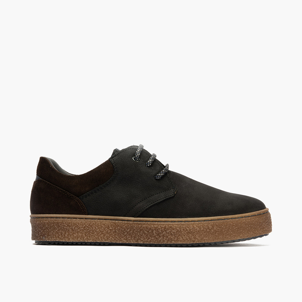 Blucher hombre con cordones color negro